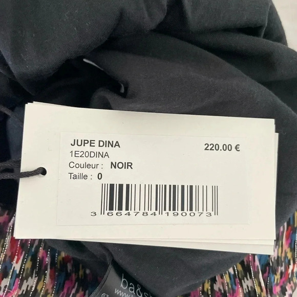 Ba&sh Dina mix print ruffle front tie mini skirt - Picture 10 of 11